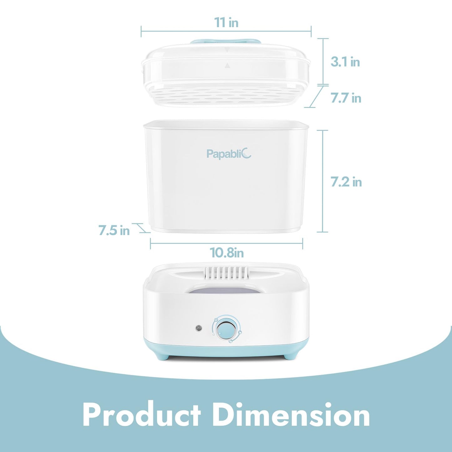 Papablic Baby Bottle Sterilizer and Dryer