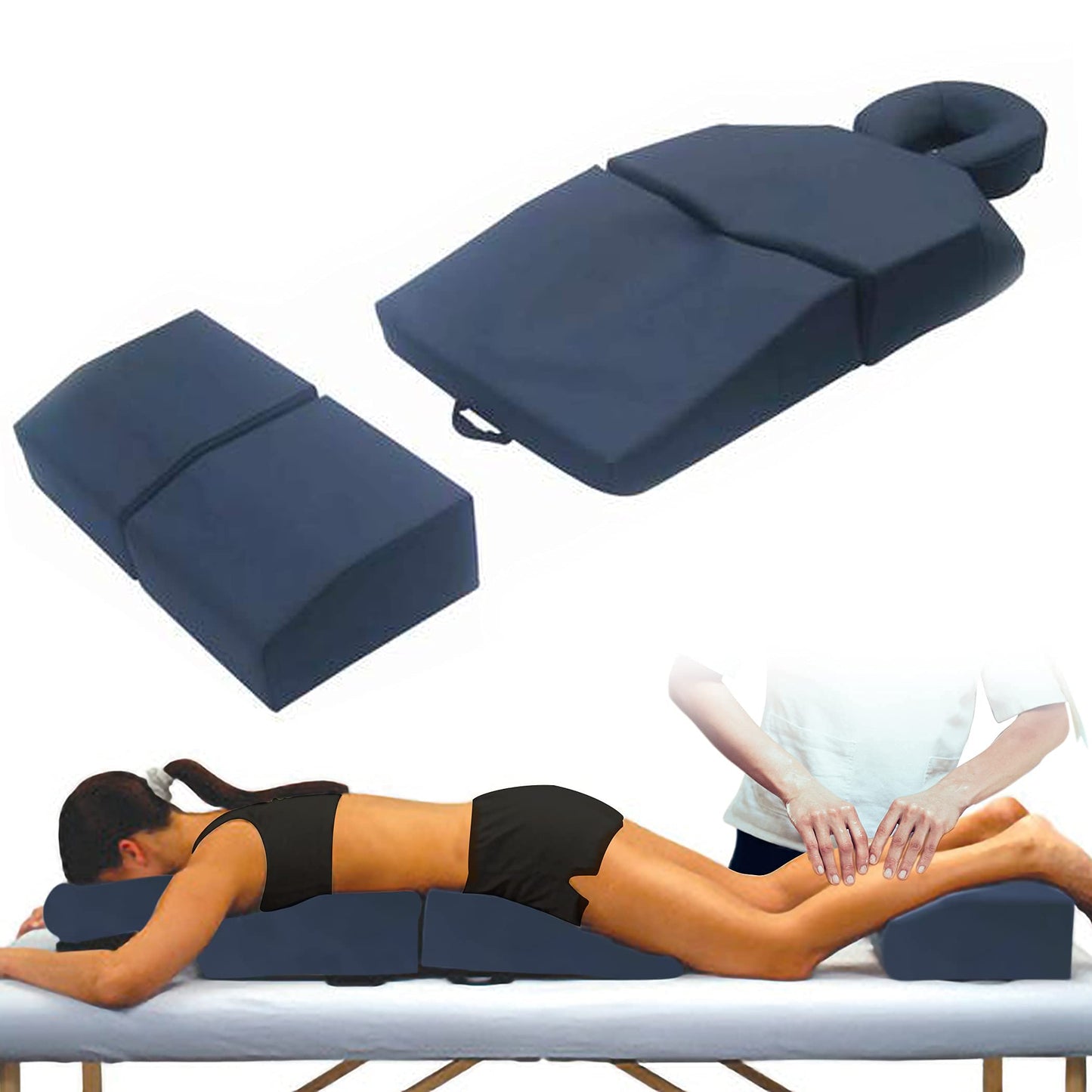 AMETHYST LAKE Pregnancy Massage Cushion with Headrest