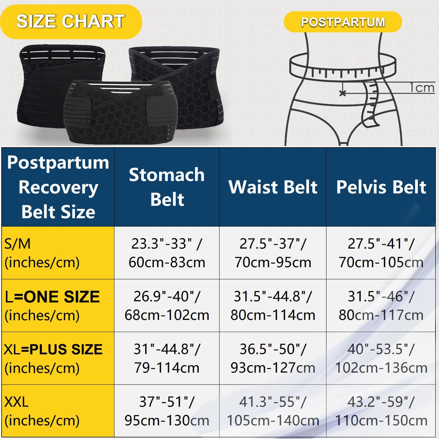 3 in 1 Postpartum Belly Band