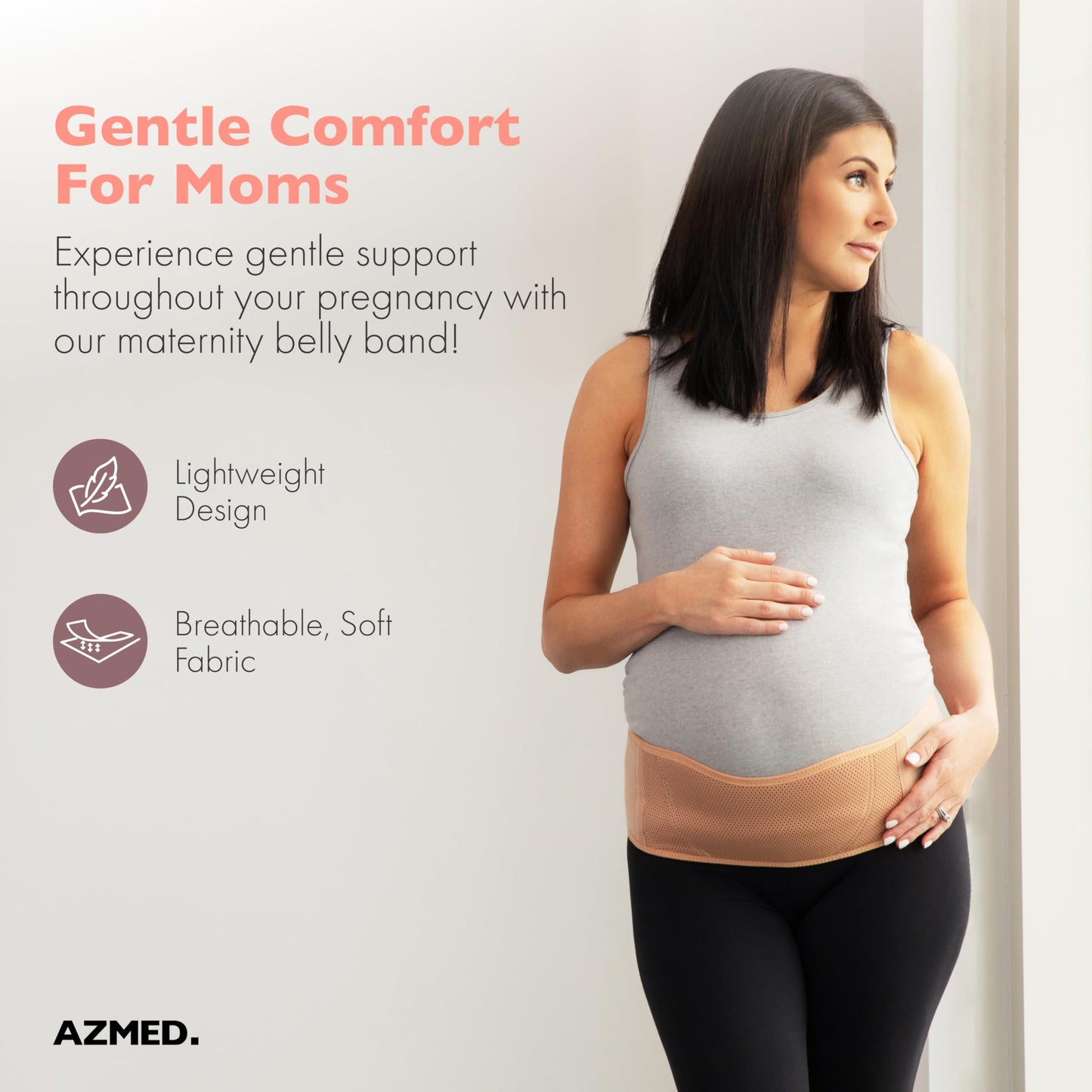 AZMED Maternity Belly Band for Pregnant Women