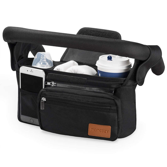 Momcozy Universal Stroller Organizer with Insulated Cup Holder