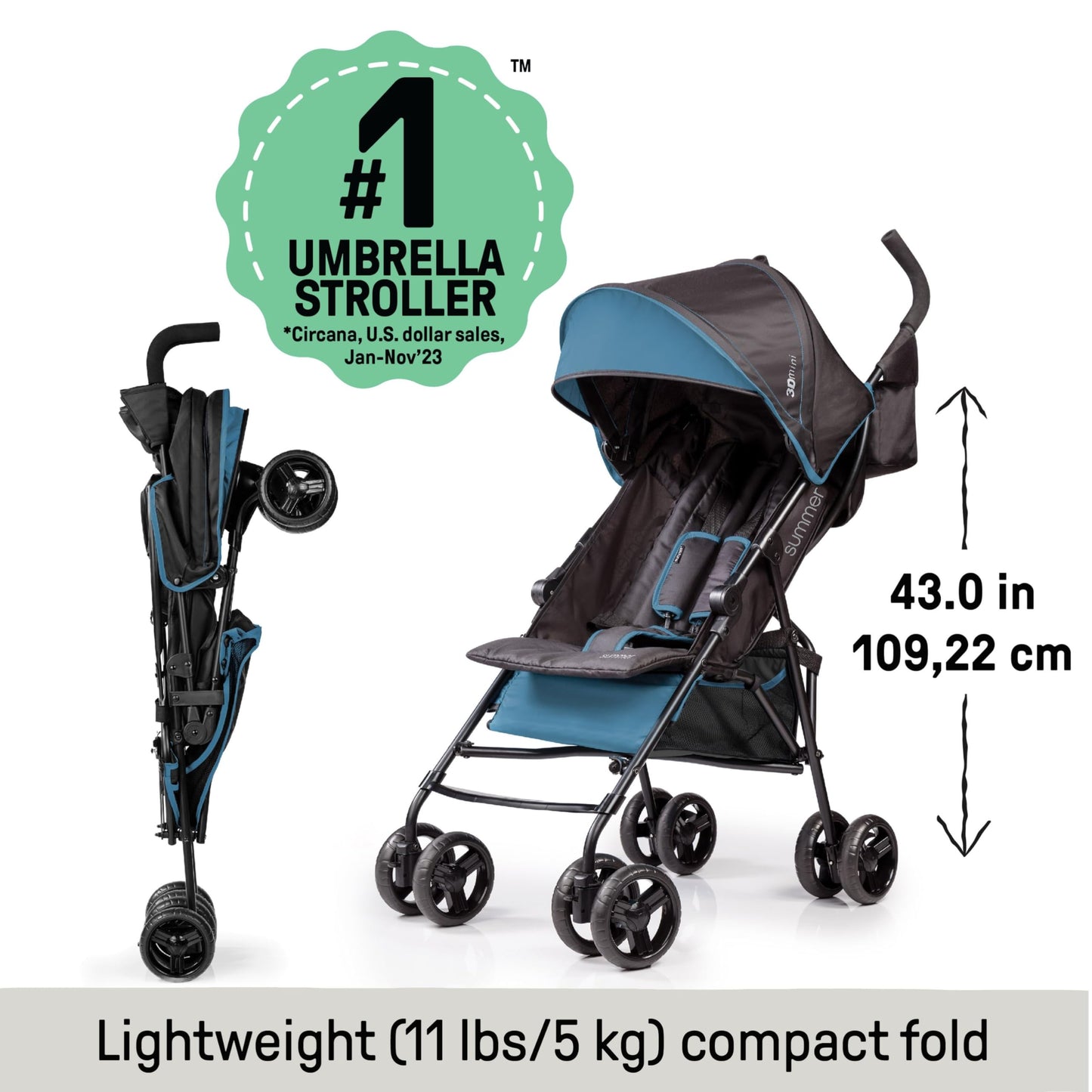 Summer by Ingenuity 3D Mini Convenience Stroller